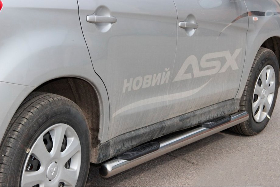 Mitsubishi Eclipse Cross 2017- Rury Boczne BB002 (2 szt., Stal Nierdzewna) Image