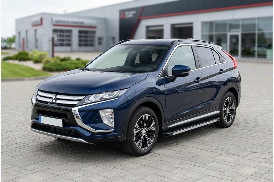 Mitsubishi Eclipse Cross 2017- Progi Boczné Maya V1 (2 szt., Aluminium) Image