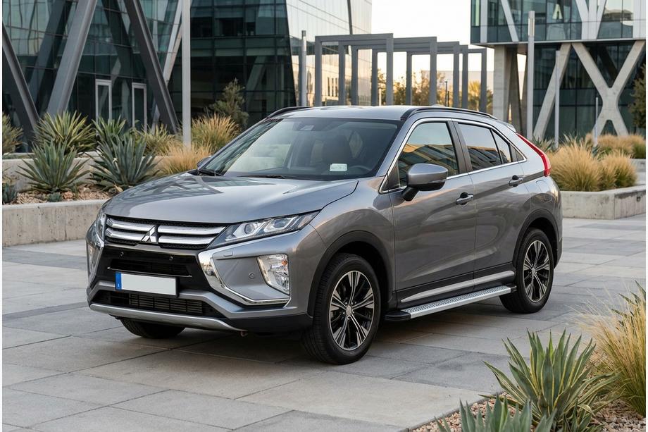 Mitsubishi Eclipse Cross 2017- Progi Boczne Maya V2 (2 szt., Aluminium) Image