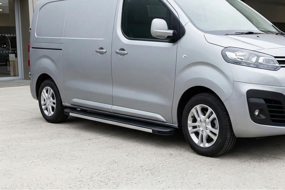 Citroen Jumpy/Dispatch 2017- Progi Boczné Maya V1 (2 szt., Aluminium) Image