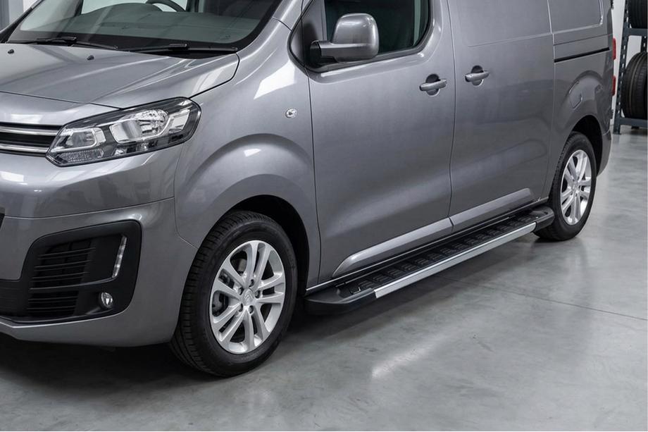 Citroen Jumpy/Dispatch 2017- Progi Boczné RedLine V1 (2 szt., Aluminium) Image