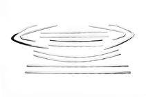 Opel Astra J 2009-2015 Kompletne listwy ozdobne szyb stal nierdzewna 12szt Sedan zdjęcia 2