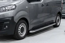 Peugeot Traveller 2017- Progi Boczne Maydos V1 (2 szt., Aluminium i Stal Nierdzewna) zdjęcia 1