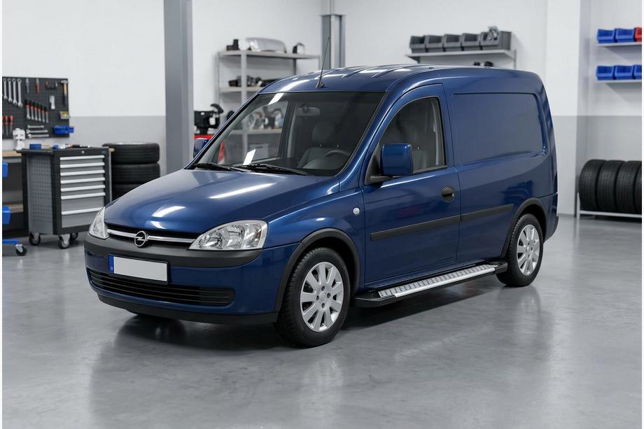 Opel Combo 2002–2012 Progi Boczné Allmond Grey (2 szt., Aluminium) Image