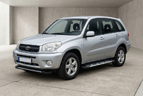 Toyota Rav 4 2001-2005 Progi Boczné Sunrise (2 szt., Aluminium) zdjęcia 1