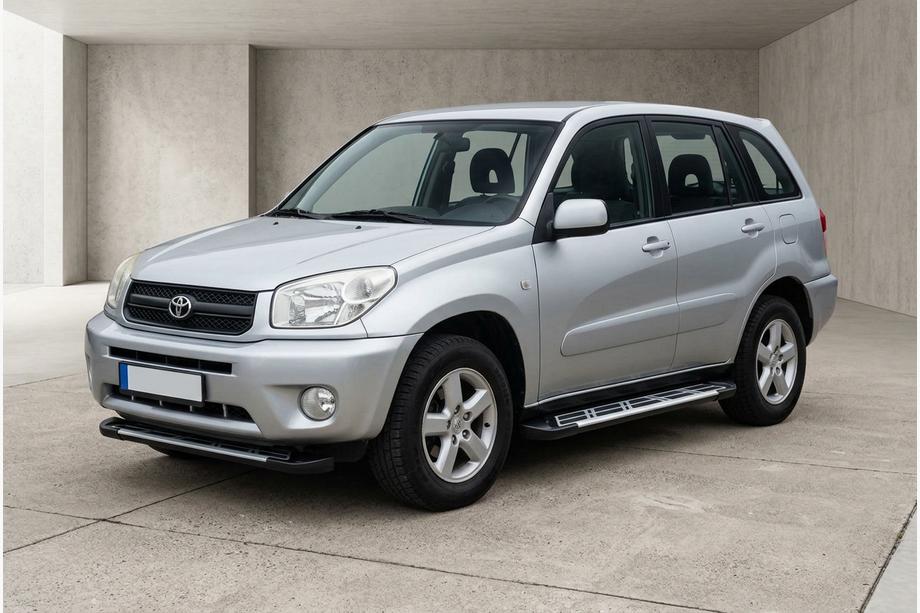 Toyota Rav 4 2001-2005 Progi Boczné Sunrise (2 szt., Aluminium) Image