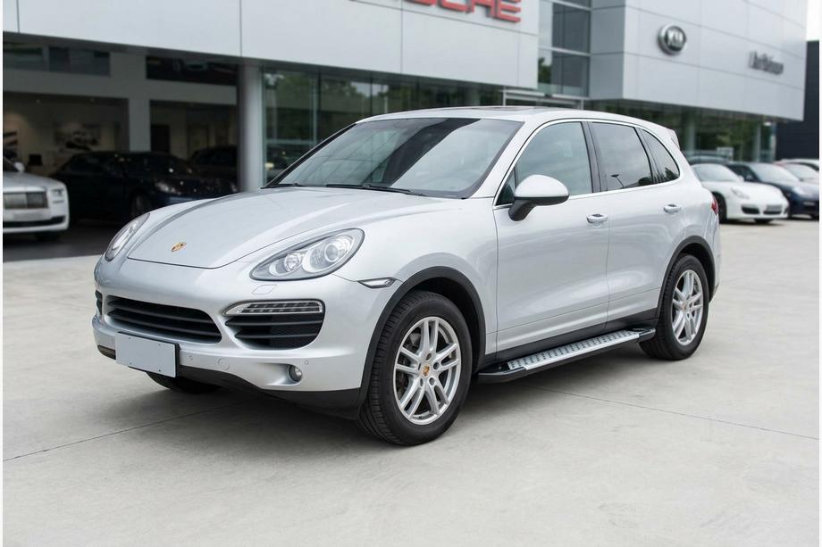 Porsche Cayenne 2010-2017 Progi Boczne Allmond Grey (2 szt., Aluminium) Image