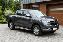 Mazda BT-50 2012- Progi Boczne Maydos V2 (2 szt., Aluminium i Stal Nierdzewna) zdjęcia 1