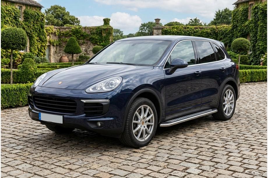 Porsche Cayenne 2010-2017 Progi Boczne Maydos V2 (2 szt., Aluminium i Stal Nierdzewna) Image