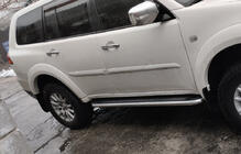 Mitsubishi Pajero Sport 2008-2015 Progi Boczne Maydos V2 (2 szt., Aluminium i Stal Nierdzewna) zdjęcia 3