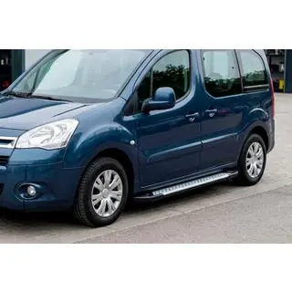 Progi Boczné Allmond Grey (2 szt., Aluminium) Peugeot Partner Tepee 2008-2018 zdjęcia 1