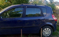 Renault Scenic/Grand 2003-2009 Relingi Dachowe Czarne (2 szt.) Długa Baza (Grande) zdjęcia 8