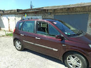 Renault Scenic/Grand 2003-2009 Relingi Dachowe Czarne (2 szt.) Długa Baza (Grande) zdjęcia 3