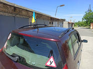 Renault Scenic/Grand 2003-2009 Relingi Dachowe Czarne (2 szt.) Długa Baza (Grande) zdjęcia 9