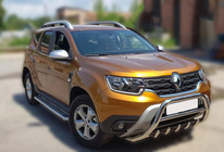 Dacia Duster 2018-2024 Pałąk przedni bez napisu WT003 (stal nierdzewna) zdjęcia 6