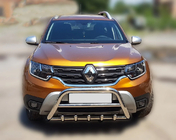 Dacia Duster 2018-2024 Pałąk przedni bez napisu WT003 (stal nierdzewna) zdjęcia 8