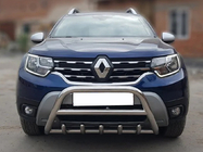 Dacia Duster 2018-2024 Pałąk przedni bez napisu WT003 (stal nierdzewna) zdjęcia 1
