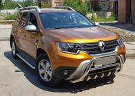 Dacia Duster 2018-2024 Pałąk przedni bez napisu WT003 (stal nierdzewna) zdjęcia 5