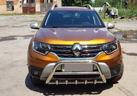 Dacia Duster 2018-2024 Pałąk przedni bez napisu WT003 (stal nierdzewna) zdjęcia 4