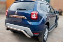 Renault Duster 2018-2024 Tylny Ochraniacz AK007 (Stal Nierdzewna) zdjęcia 1