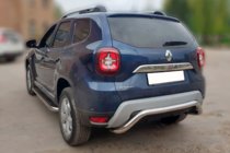 Renault Duster 2018-2024 Tylny Ochraniacz AK007 (Stal Nierdzewna) zdjęcia 3