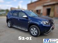 Renault Duster 2018-2024 Progi Boczné Premium (2 szt., Stal Nierdzewna) zdjęcia 1