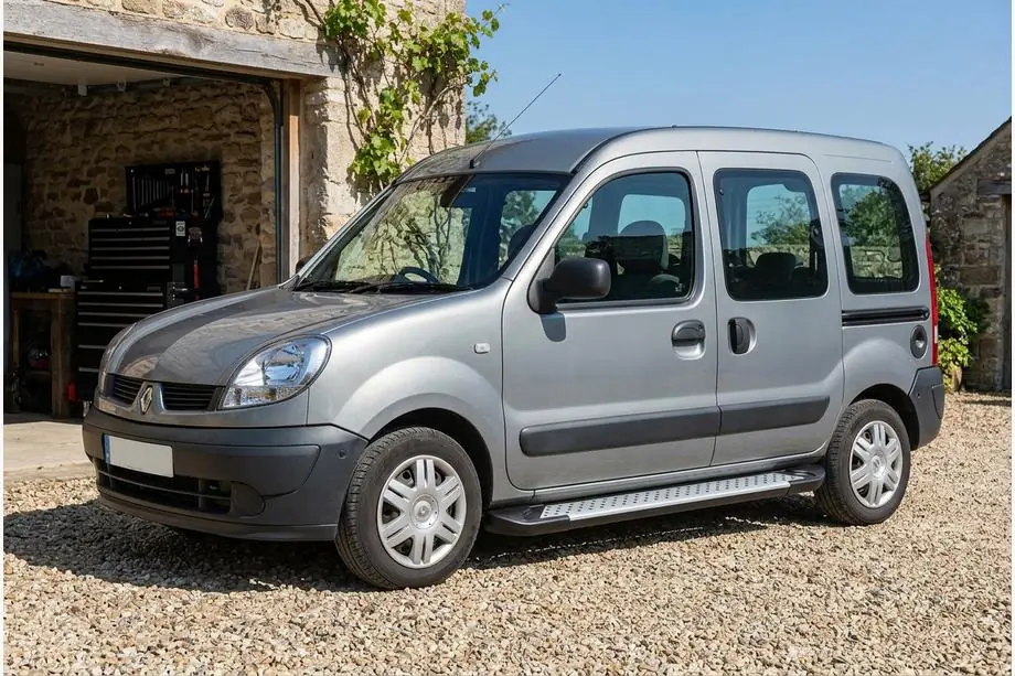 Renault Kangoo 1998-2008 Progi Boczne Allmond Grey (2 szt., Aluminium) Image