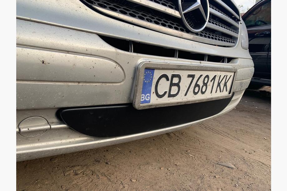 Mercedes Vito W639 2004-2014 Zimowa osłona zderzaka (2004-2010) Zdjęcia 2