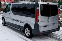 Renault Trafic 2001–2015 Progi boczne typ X5 (2 szt, aluminium) Długa Baza zdjęcia 7