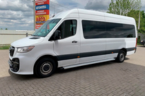 Mercedes Sprinter W907/W910 2018- Progi Boczne Maya V2 (2 szt., Aluminium) Long/ExtraLong zdjęcia 1