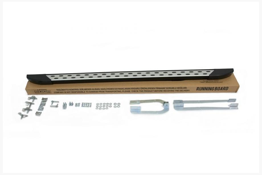 Mercedes Sprinter W907/W910 2018- Progi Boczné DOT-Line (2 szt., Aluminium) Długa Baza Zdjęcia 3