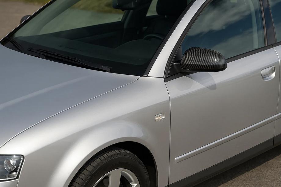 Audi A4 B6 2000-2004 Nakładki na Lusterka (2 szt., Carbon) Image