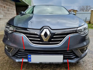 Renault Megane IV 2016-2025 Nakładki na zderzak ze stali nierdzewnej 2016-2021 (7 szt.) zdjęcia 1