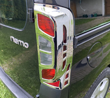 Citroen Nemo 2007-2017 Chromowane nakładki na lampy tylne z wygięciem (2 szt, plastik) zdjęcia 12