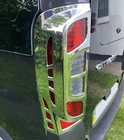 Citroen Nemo 2007-2017 Chromowane nakładki na lampy tylne z wygięciem (2 szt, plastik) zdjęcia 9