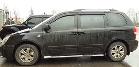 Kia Carnival 2002-2013 Rury Boczne (2 szt., Stal Nierdzewna) zdjęcia 3