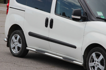 Opel Combo 2012-2018 Rury Boczne (2 szt., Stal Nierdzewna) 70 mm, krótki rozstaw osi zdjęcia 1