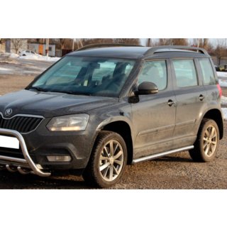 Rury Boczne (2 szt., Stal Nierdzewna) Skoda Yeti 2009-2017 zdjęcia 2