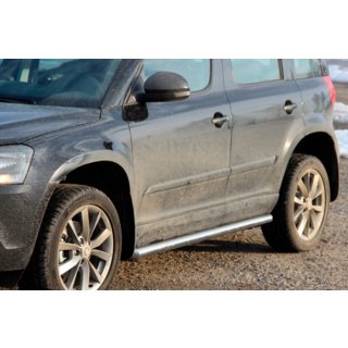 Rury Boczne (2 szt., Stal Nierdzewna) Skoda Yeti 2009-2017 zdjęcia 1