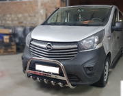 Opel Vivaro 2015-2019 Przedni Pałąk WT003-4 (Stal Nierdzewna) Z Napisem zdjęcia 2