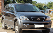 Kia Sorento I BL 2002-2009 Osłona Przednia ST008 (Stal Nierdzewna) zdjęcia 2