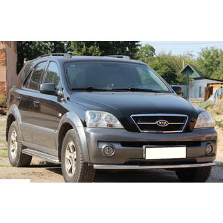 Osłona Przednia ST008 (Stal Nierdzewna) Kia Sorento I BL 2002-2009 zdjęcia 2