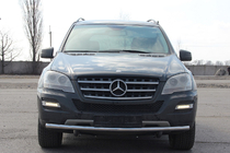 Mercedes ML W164 2005-2011 Osłona Przednia ST008 (Stal Nierdzewna) zdjęcia 1