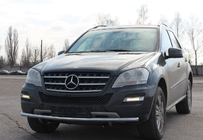 Mercedes ML W164 2005-2011 Osłona Przednia ST008 (Stal Nierdzewna) zdjęcia 3