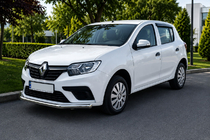 Renault Sandero 2013-2022 Osłona Przednia ST008 (Stal Nierdzewna) zdjęcia 1