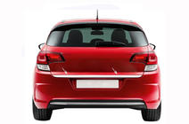 Citroen C-4 2010-2018 Nakładka na Zderzak Bagażnika Stal Nierdzewna Carmos - Turecka Stal Nierdzewna zdjęcia 1