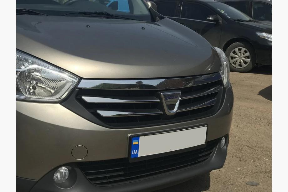 Dacia Lodgy 2012-2022 Chromowane nakładki na grill (4 szt, stal nierdzewna) Zdjęcia 4