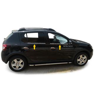 Listwy ozdobne okien nierdzewne Dacia Sandero 2013-2020 zdjęcia 1