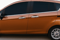 Ford B-Max 2012-2017 Nakładki na Klamek Chromowane (4 szt., Stal Nierdzewna) zdjęcia 1