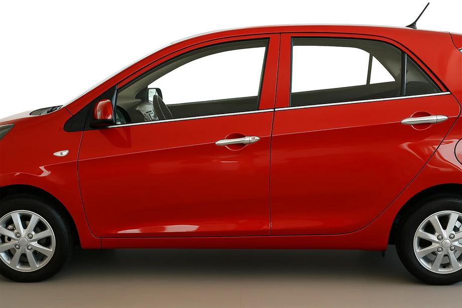 Kia Picanto 2011-2016 Listwy ozdobne okien nierdzewne (4 szt) Image
